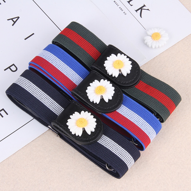 ⭐️𝐈𝐇𝐒 𝟔𝟑𝟓 𝐋𝐚𝐦𝐩𝐮𝐧𝐠⭐️Ikat Pinggang Wanita Unik Aksesoris Fashion Tali Pinggang Lucu Bunga Daisy