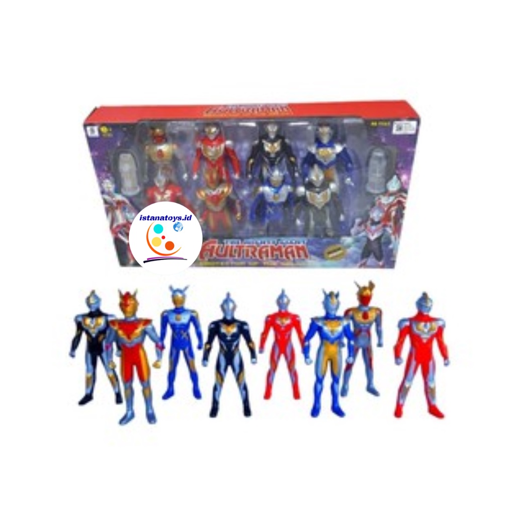 ID Mainan Robot Ultraman 8 pcs No.BP9565
