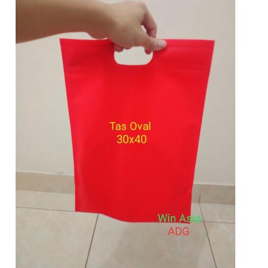 

code6c6Bq (20pcs) Goodie bag Oval UK 30x40 - pack - isi 20 pcs - paket murah meriah