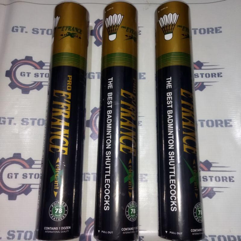 Shuttlecock Efrance Pro Elegant Gold Hijau Shuttlecock Badminton