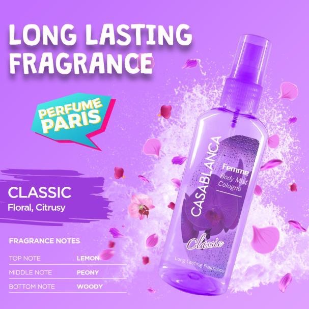 Casablanca Body Mist Cologne Wanita 100 ml