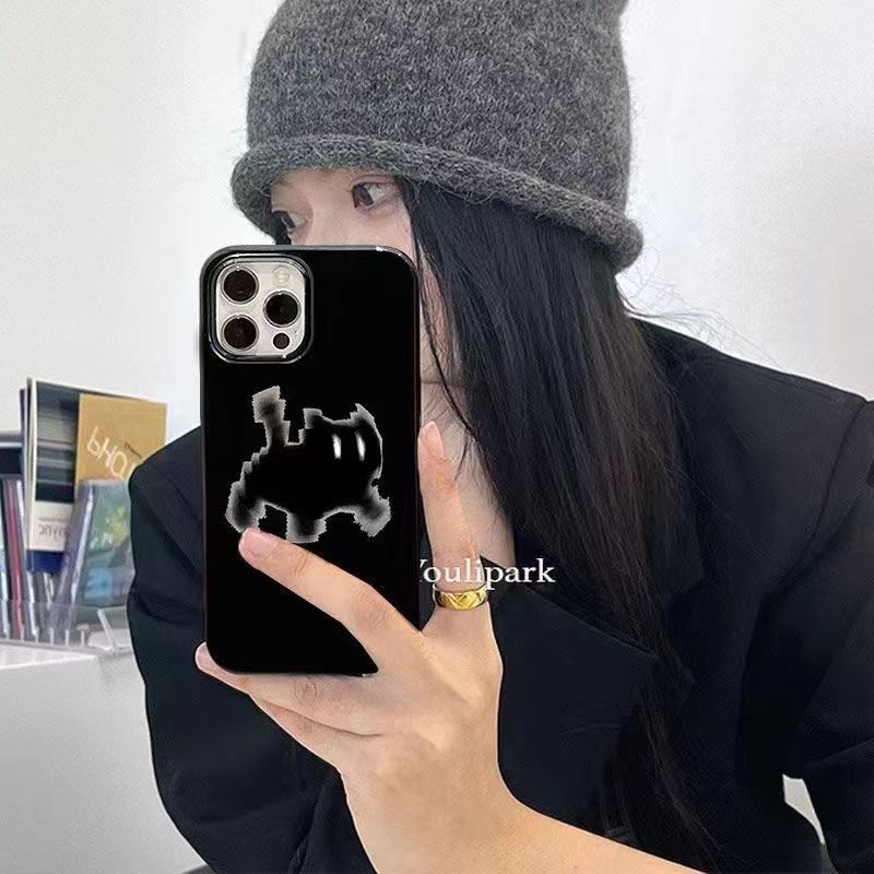 IPHONE Ins Pola Kartun Kucing Cocok Untuk Iphone14 14pro 14plus 13 13mini 13pro 13prm iPhone12 7Plus 8Plus Xr XS 13 12mini Pro Max TPU Empat Sudut Casing Ponsel Tahan Guncangan