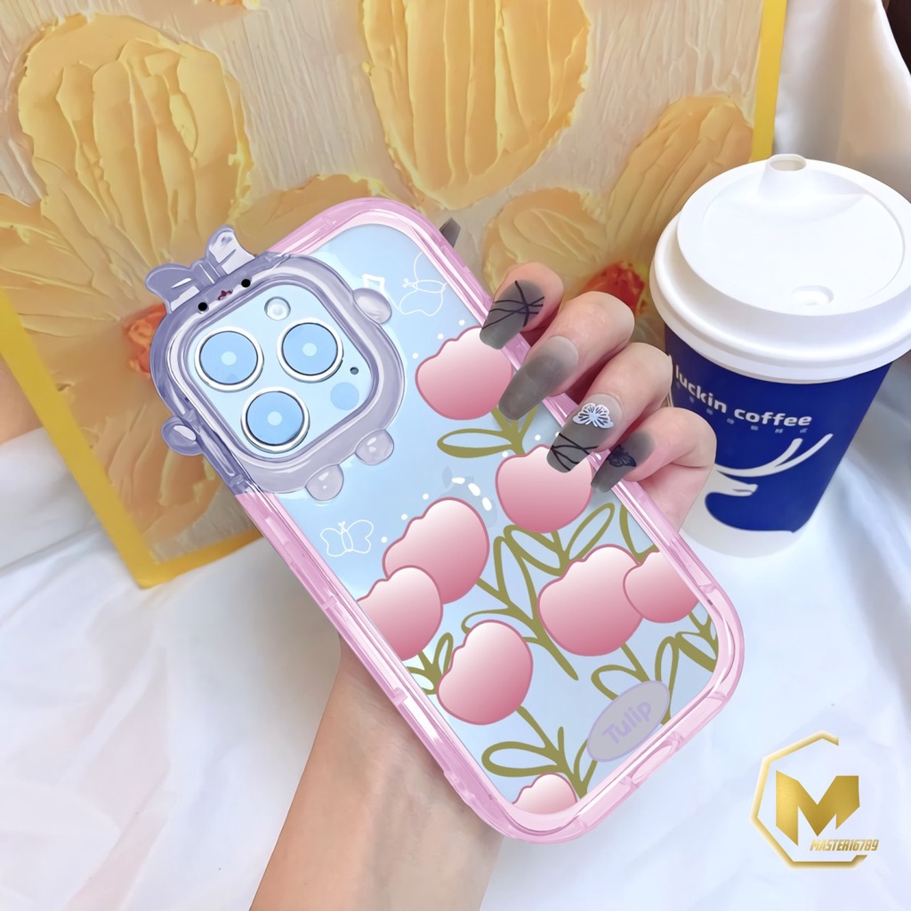 SS142 SOFTCASE MOTIF BUNGA TULIP FOR XIAOMI REDMI 9 POCO M2 9A 9I 9C 10A 9T M3 10C C40 NOTE 9 10 11 PRO 10S 11S POCO X3 PRO MA3993