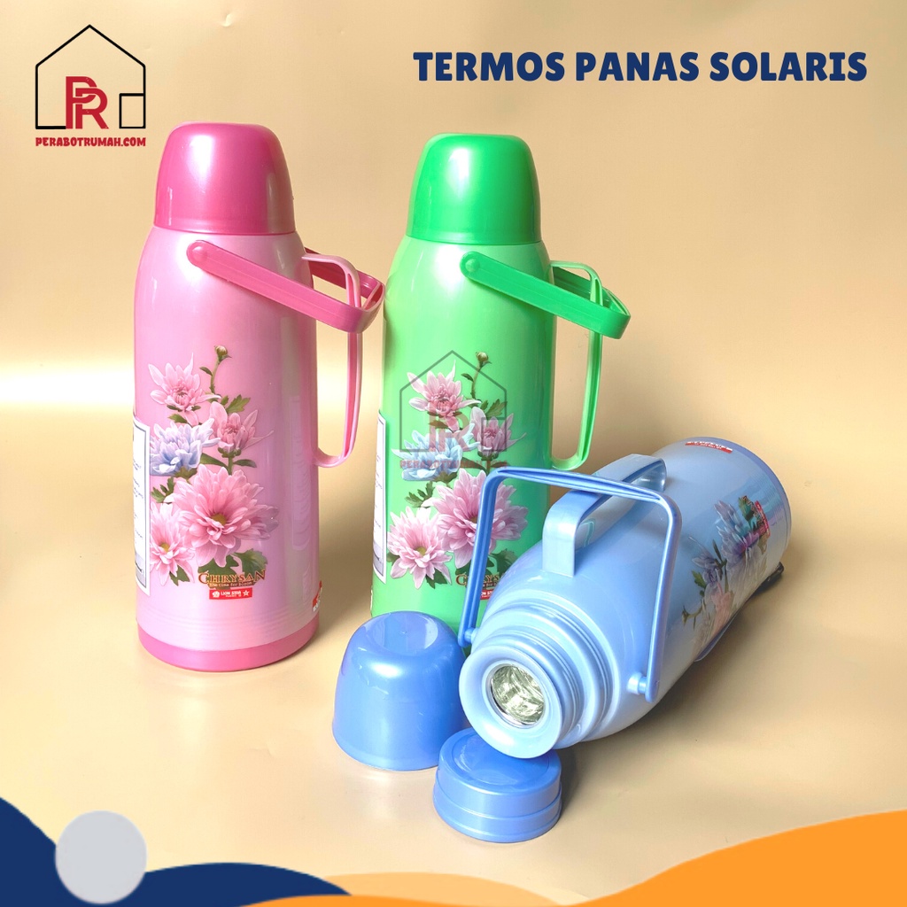 Termos Air Panas Solaris 2 Liter  / Thermos Tabung Kaca