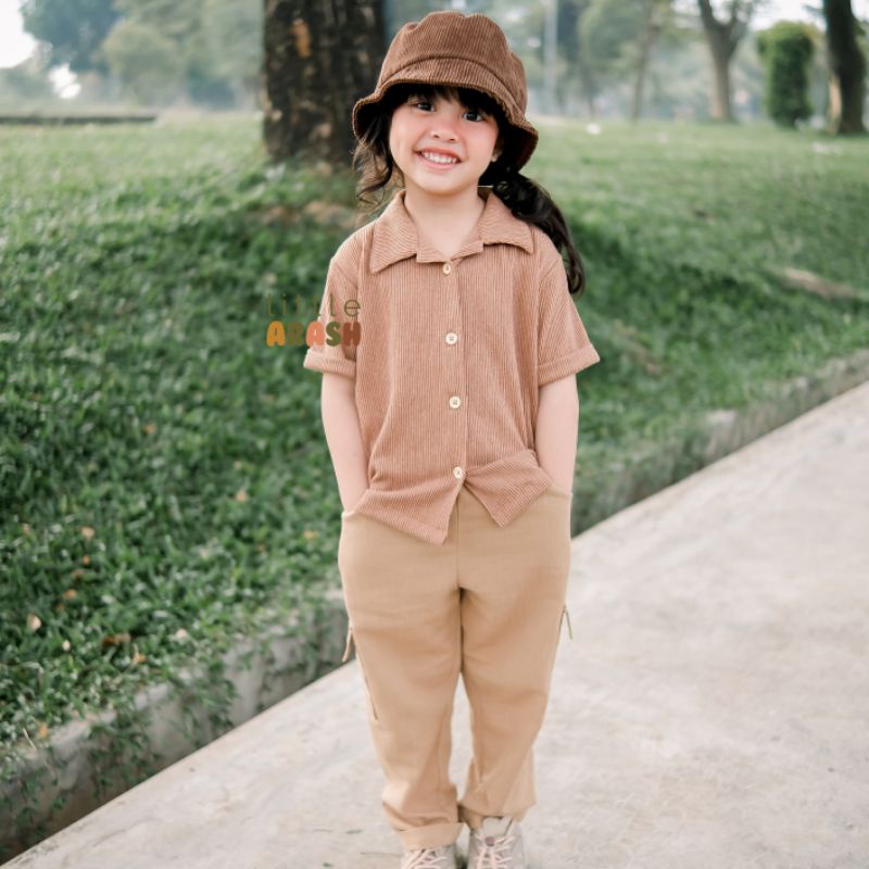 Little Arash | FINLEY KNIT | Kemeja anak bahan knit premium