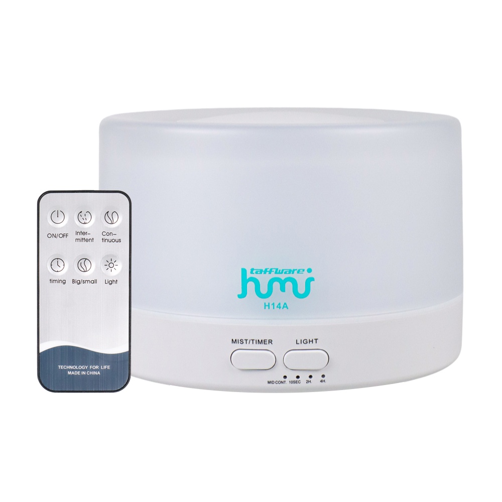 Taffware HUMI Humidifier 7 Color 500ml + Remote Control - HUMI H14A