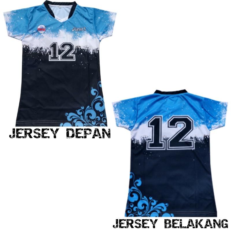 JERSEY VOLI CEWE BAJU VOLI CEWEK FULLPRINTING