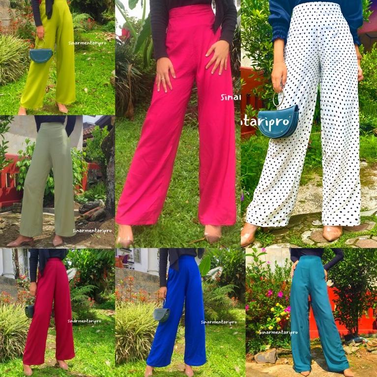 SPECIAL PRICE Celana Kulot HighWaist Rayon Premium