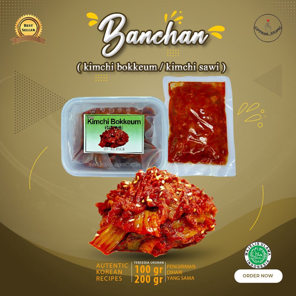 

Kimchi Bokkeum Banchan / 김치볶음 /Stir-Fried Kimchi / Kimchi Goreng 500Gr