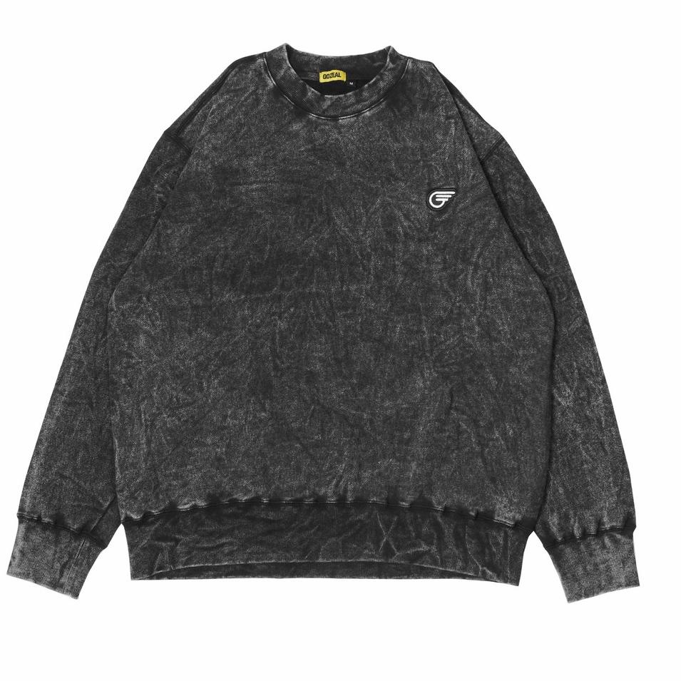 Siap Kirim Gozeal | Crewneck | Logo Washed