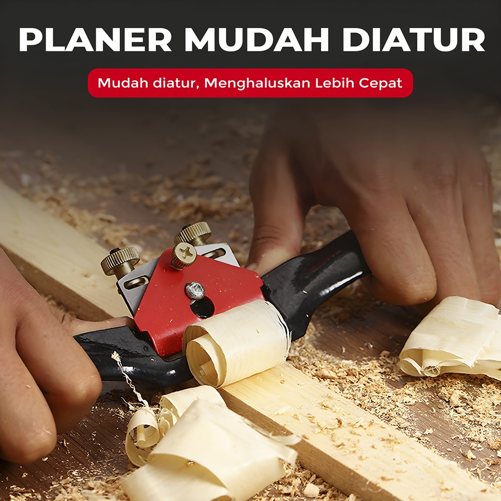 Ketam Kayu 44mm 51mm Alat Pasah Planer Serut Trimming Kayu Manual Spoke Shave Bahan Metal