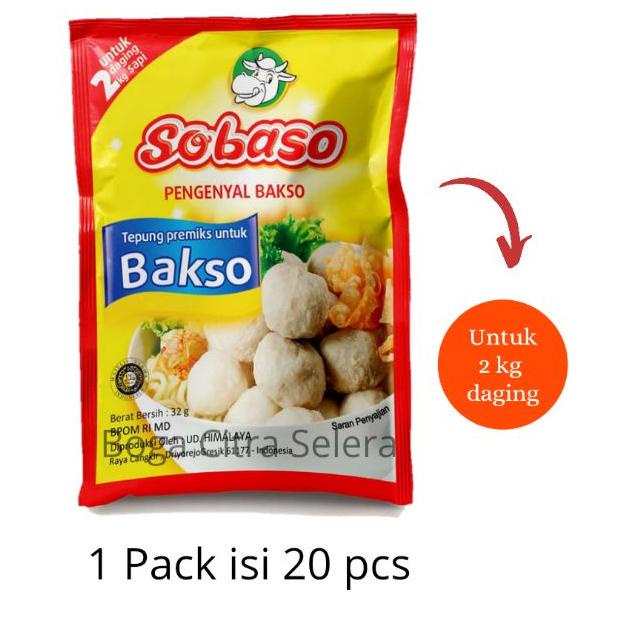 

✵ Sobaso Tepung Pengenyal Bakso 32gr (1 Pack) ❇