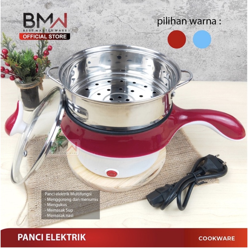 Panci Listrik Multifungsi Panci Serbaguna Panci Elektrik Kukus Masak