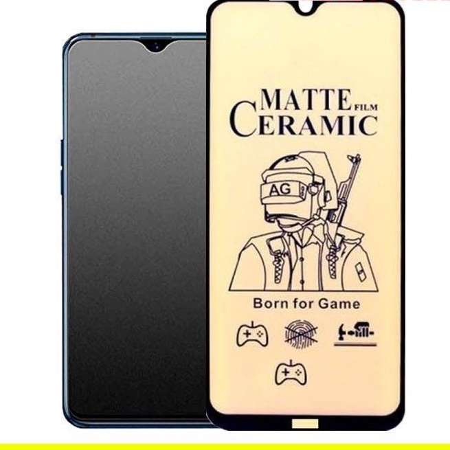 A/M- CERAMIC MATTE ANTI GLARE TEMPERED GLASS ANTI PECAH SAMSUNG A04 A04E A04S A5 A6 A8 2018 A11 A12 A21 A21S A31 A51 A71 A81 A91 J7 PRO J6 NOTE 20 S21 PLUS S21 FE S21FE Ceramic Matte screen guard High quality