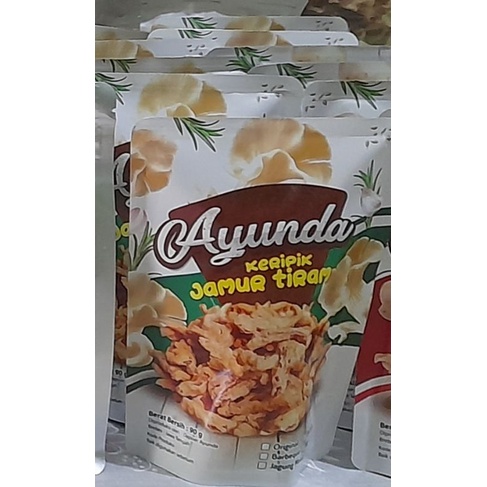 

keripik jamur tiram Ayunda