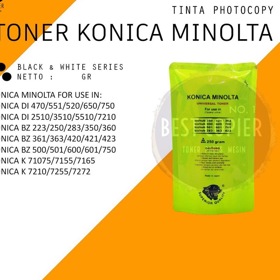 ℗ TONER KONICA MINOLTA BIZHUB       - konica Di  ➵