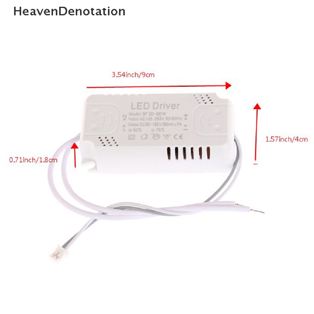 [HeavenDenotation] Driver LED 300mA Board 8-24W 20-36W 30-50W 36-60W 50-70W 60-80W Lampu Power LED HDV