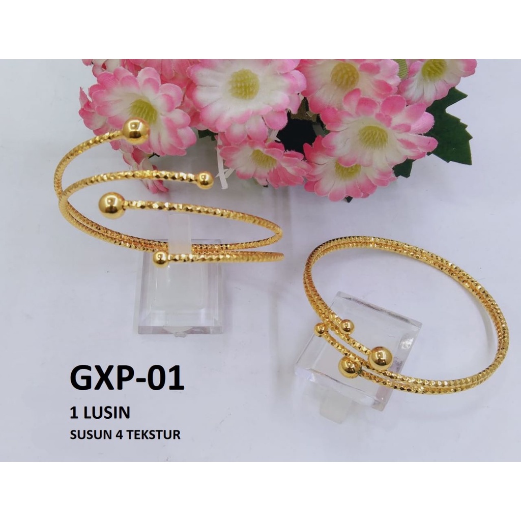 GELANG XP EMAS GOLD BOLA SUSUN TERMURAH / DUNIA GELANG TERBARU