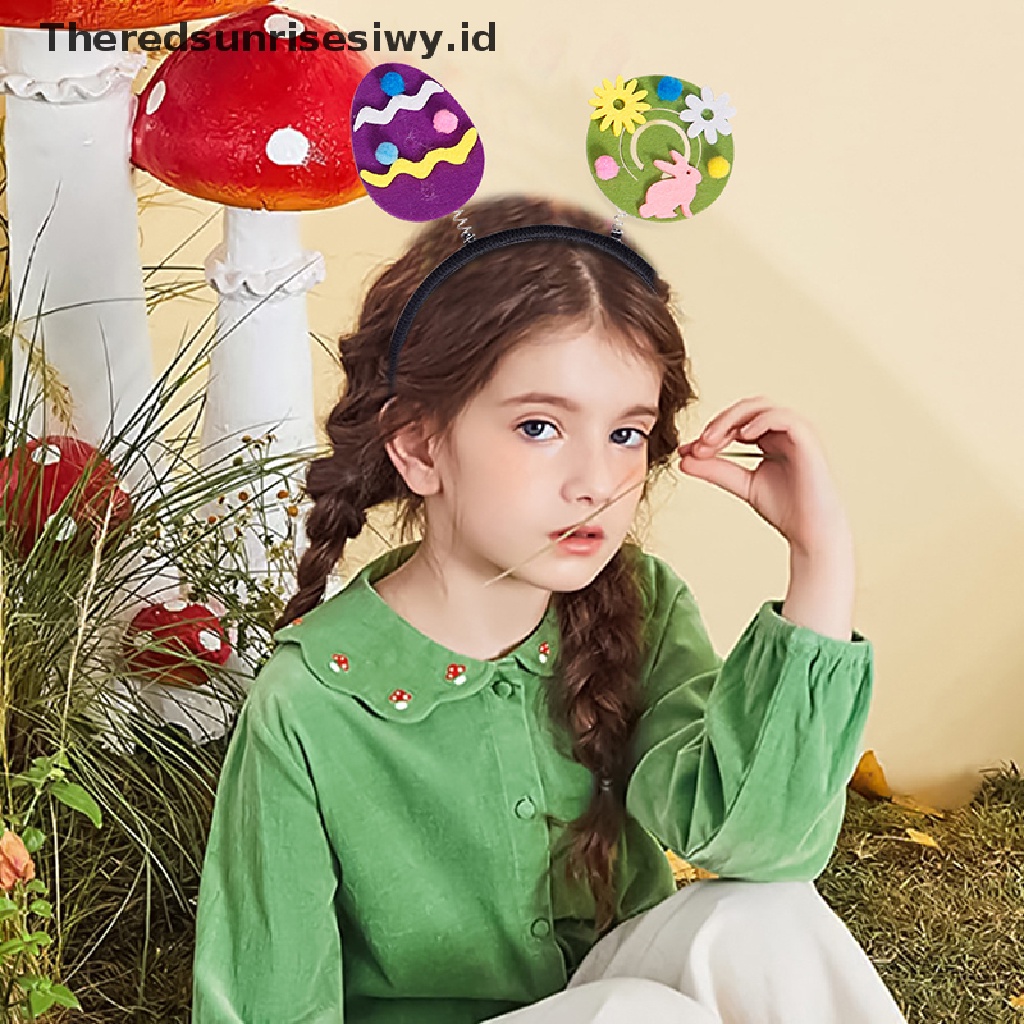 # Baju Lebaran # Paskah Dewasa Anak Lucu Dan Nyaman Rambut Band Gaun Kostum Bunny Ear Headband Cosplay Hairband Dekorasi Pesta~