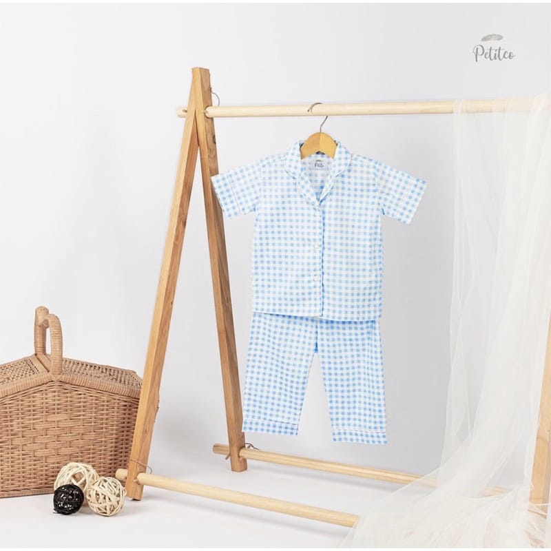 PETITCO GINGHAM COLLECTION - PIYAMA ANAK