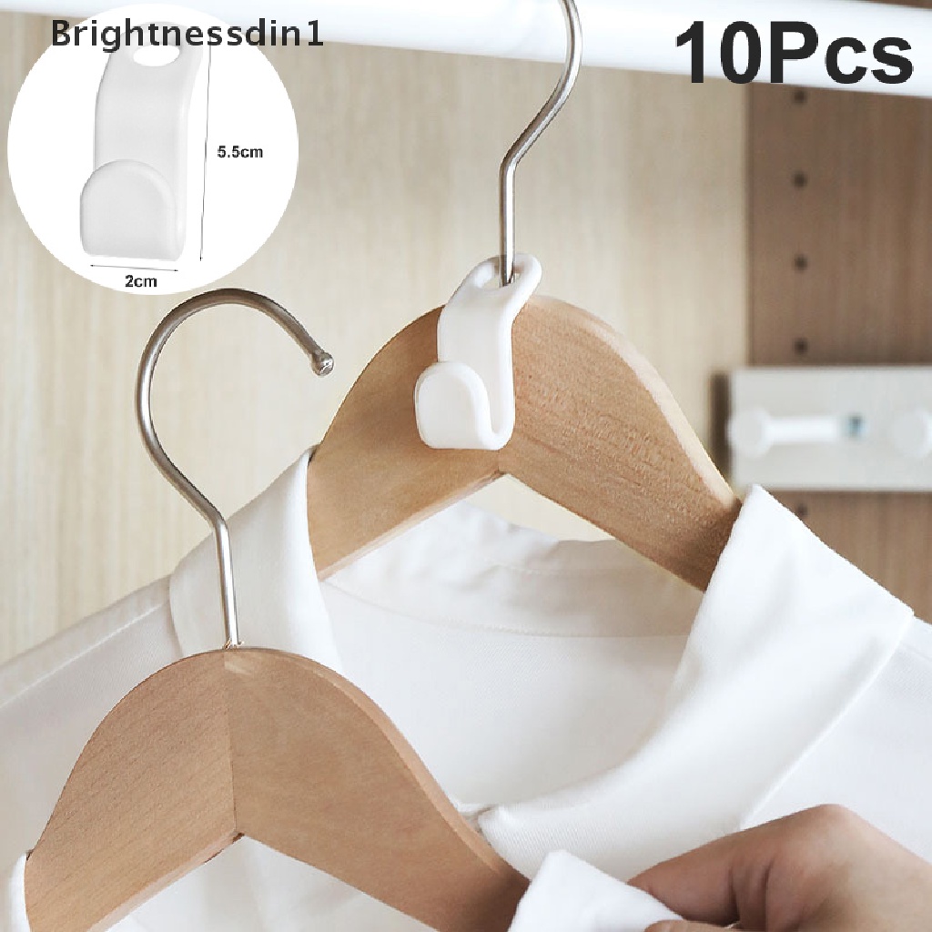 [Brightnessdin1] Al Lemari Hemat Tempat Gantungan Hook Coat Rack Lemari Plastik Susun Butik