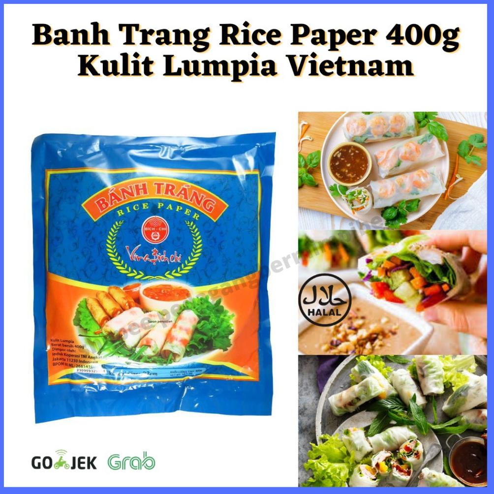 

Sale!!! Banh Trang Rice Paper 400gr 22cm | Kulit Lumpia Vietnam | Rice Paper