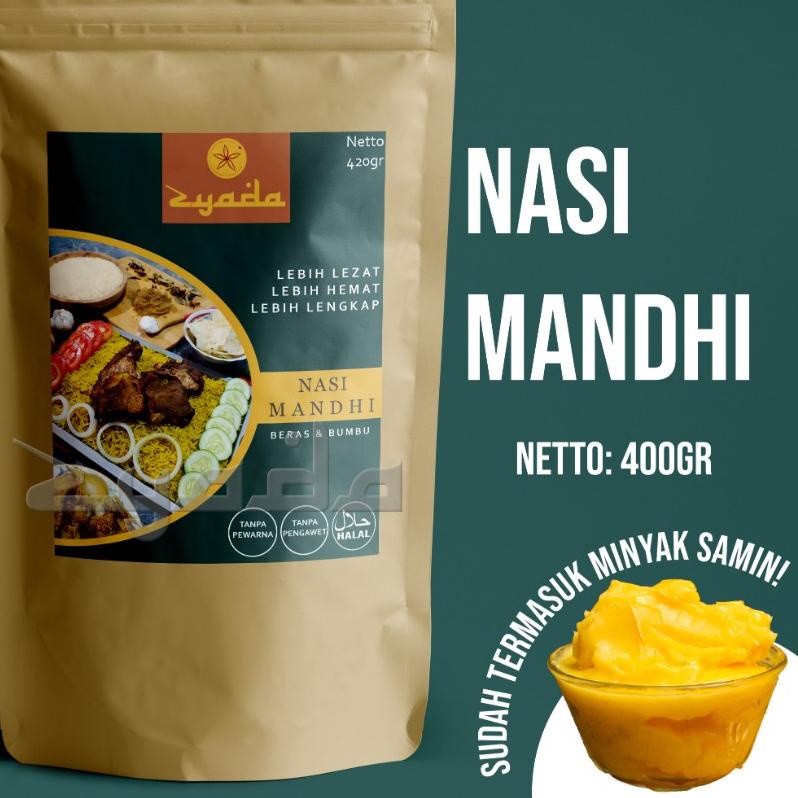 

➫ Nasi Mandhi Instan Zyada 400gr (4-5 Porsi) Beras Bumbu Mandhi Minyak Samin ♪