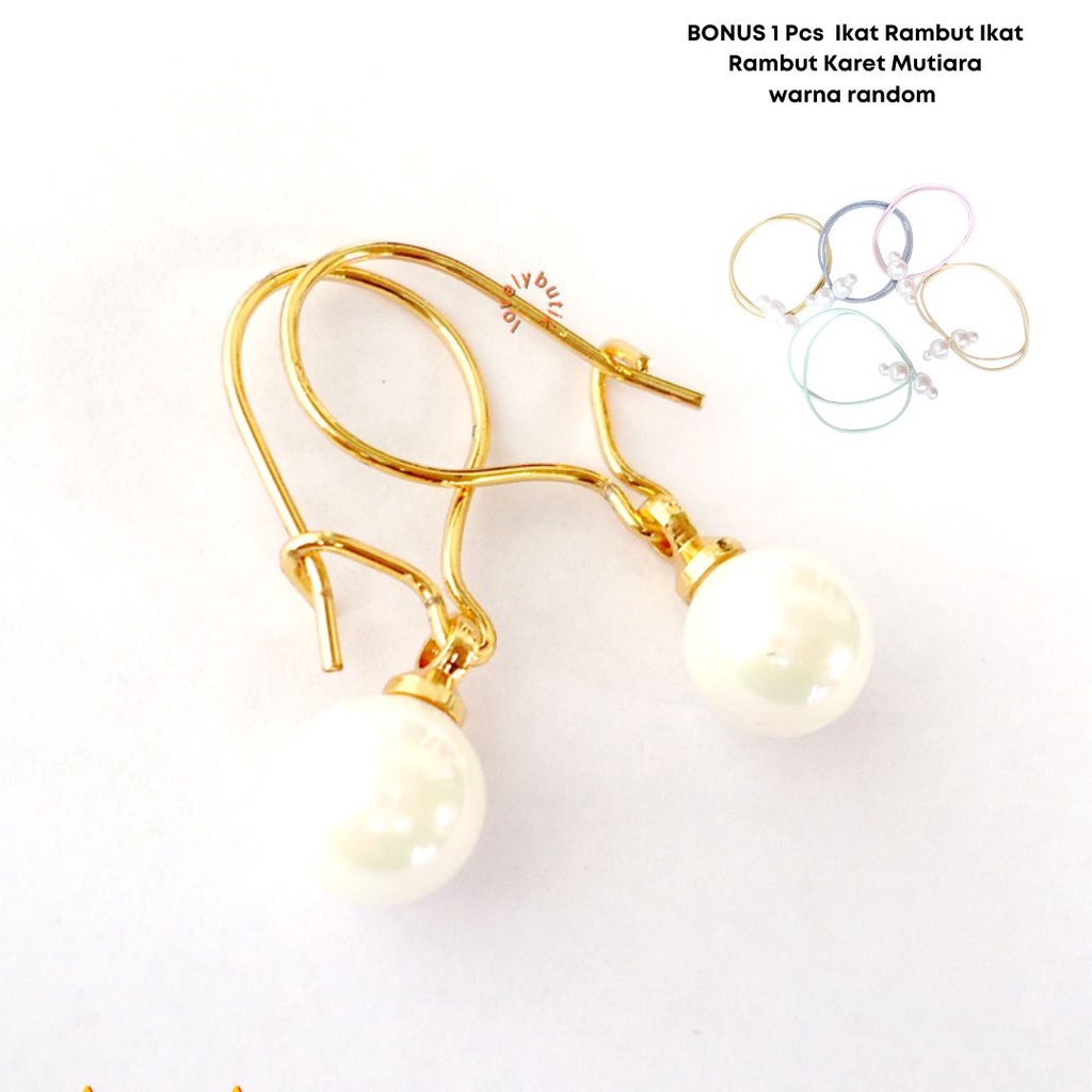 Anting Xuping Wanita Dewasa Model Gantung Bola Mutiara Anting Fariks4 Terbaru - Lovelybutik