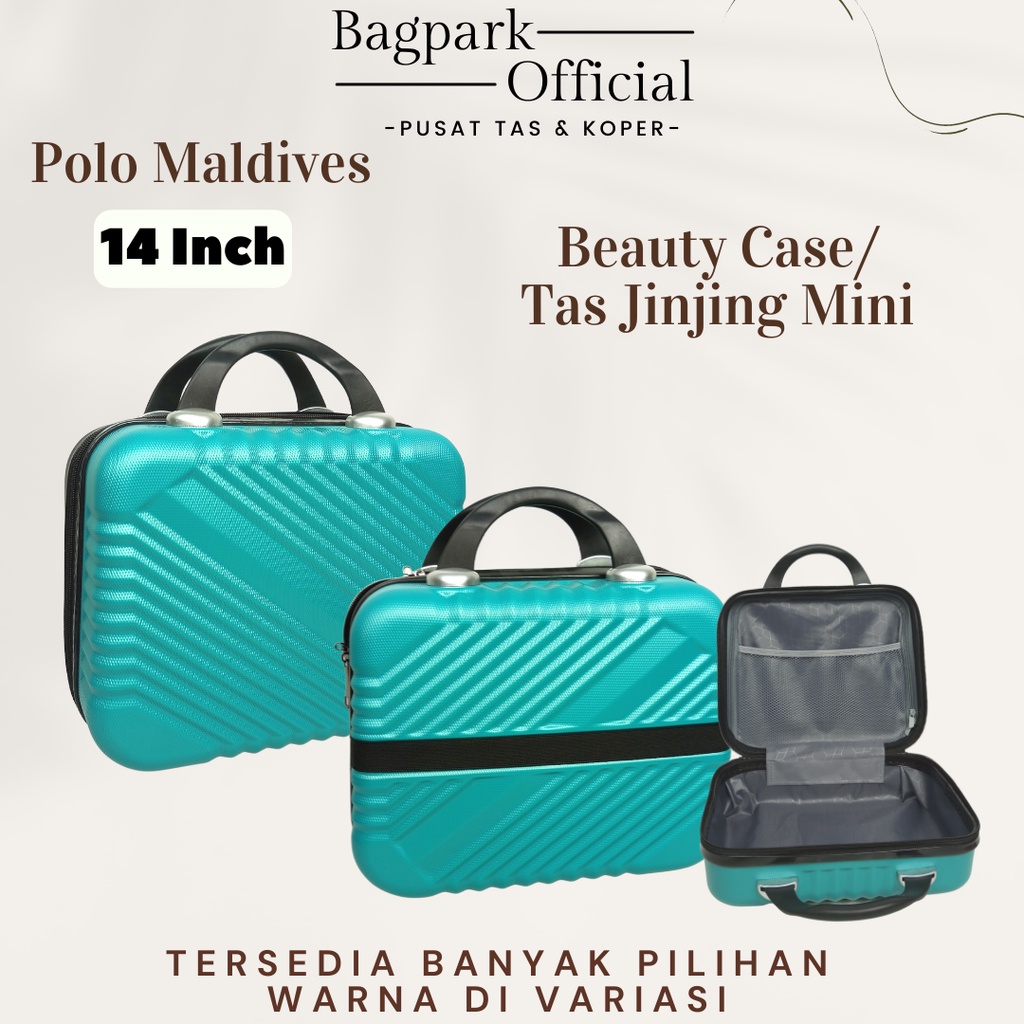 BAGPARK ( HARGA SPESIAL ) Koper Mini 14 Inch / Koper Beauty Case / Koper JInjing / Koper Korea Import / Koper Make Up / Bahan Fiber / Koper Murah