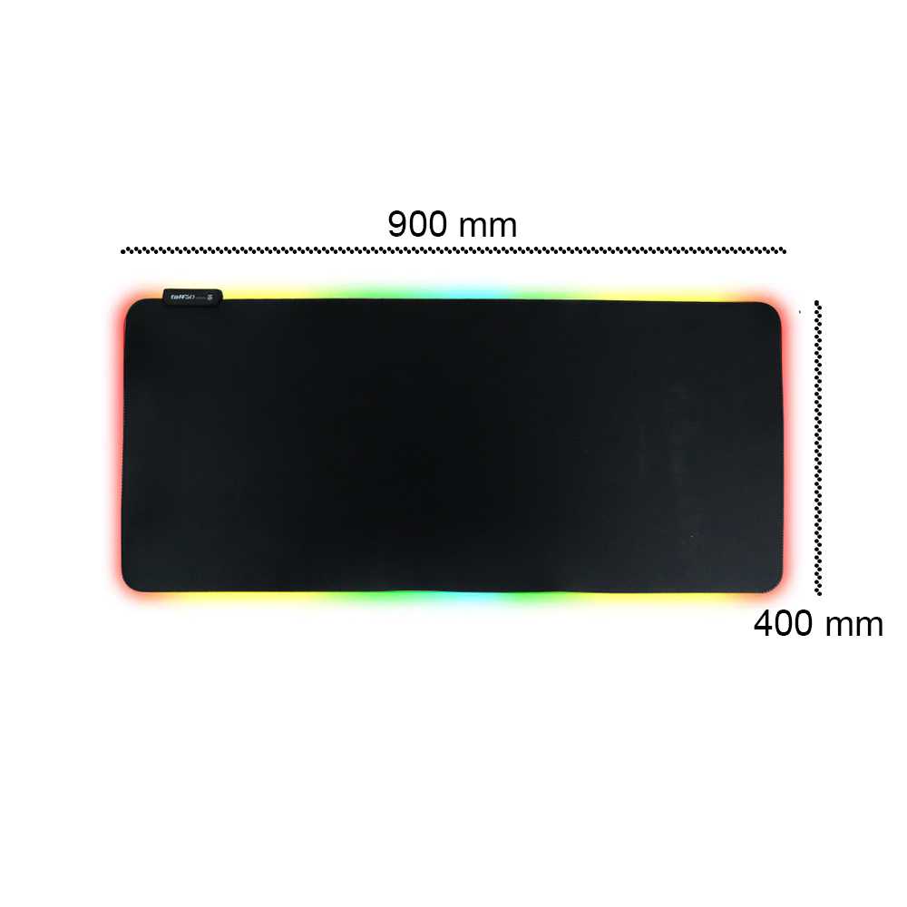 TaffGO Gaming Mouse Pad XL RGB LED 900 x 400 x 4 mm - GMS-WT5
