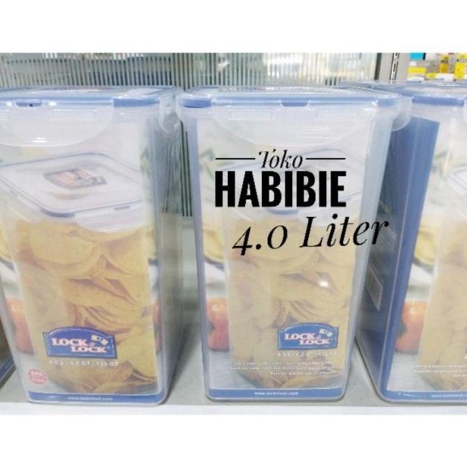 LOCK & LOCK LOCK N LOCK FOOD CONTAINER KOTAK KUE TOPLES PLASTIK 4 YH54634UJ