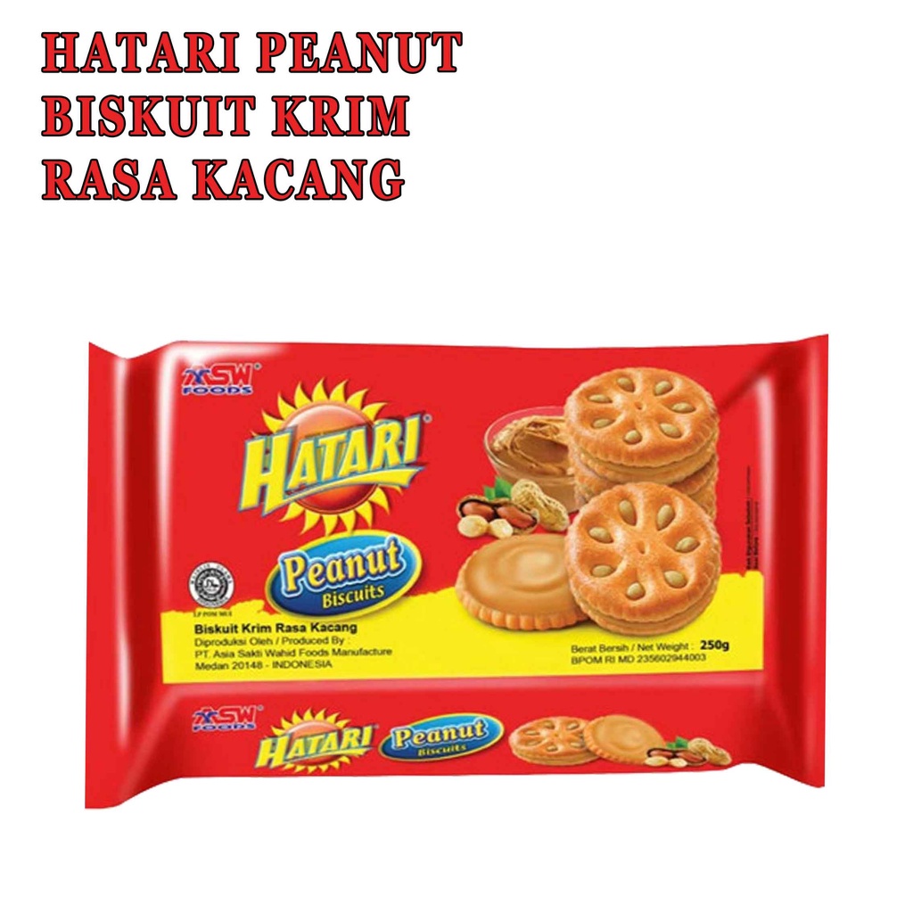 PEANUT BISCUITS *HATARI * 225 * BISKUIT