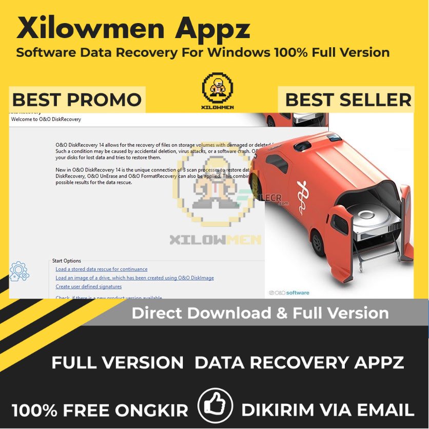 [Full Version] O&amp;O DiskRecovery Professional / Admin / Technician Edition Pro Lifetime Data Recovery WIN OS