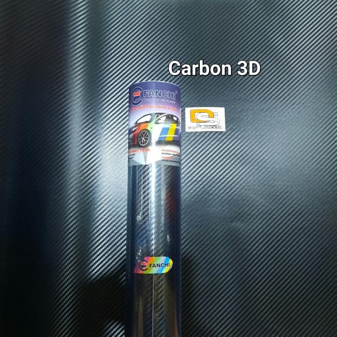 

ROL Sticker Fanchi FC253 Carbon 3D Hitam Doff Fanchi ROLL