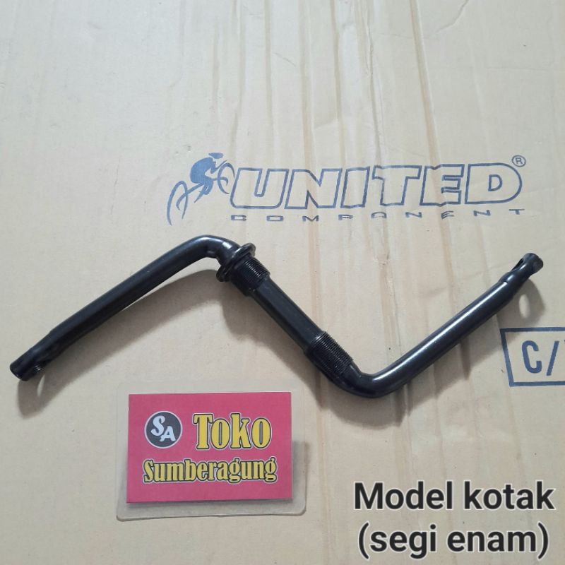 Crank arm ontel bmx langsung sepeda anak2 ukuran 12-san 16-san 18-san crank arm onthel gir langsung 