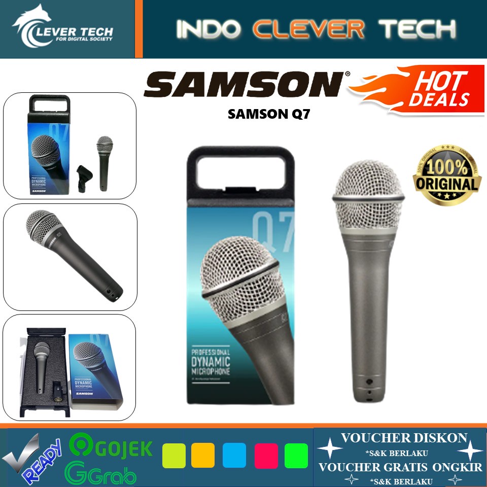 Samson Q7 Supercardioid Dynamic Microphone Original