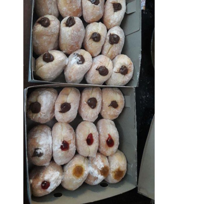 

✨12.12✨ COD Donat Bomboloni empuk slai berlimpah isi 12 pcs !!!