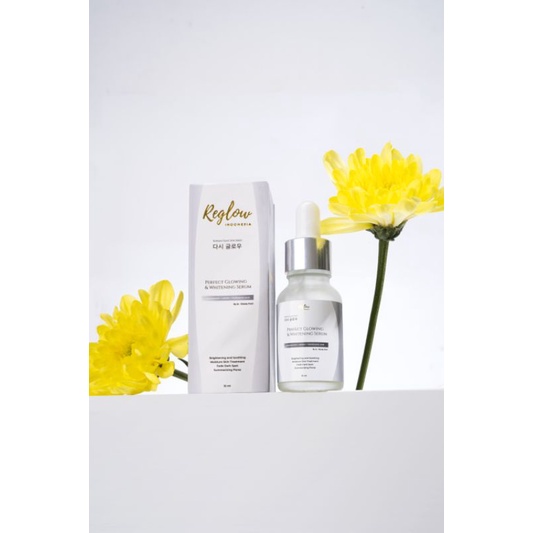 Serum Reglow penghilang flek hitam, bekas jerawat, dan memuluskan kulit wajah ya sista