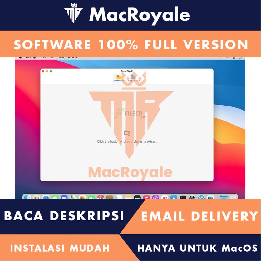 [MacOS] BestZip 2Unarchive 7z&amp;rar&amp;zip Full Version Lifetime Full Garansi