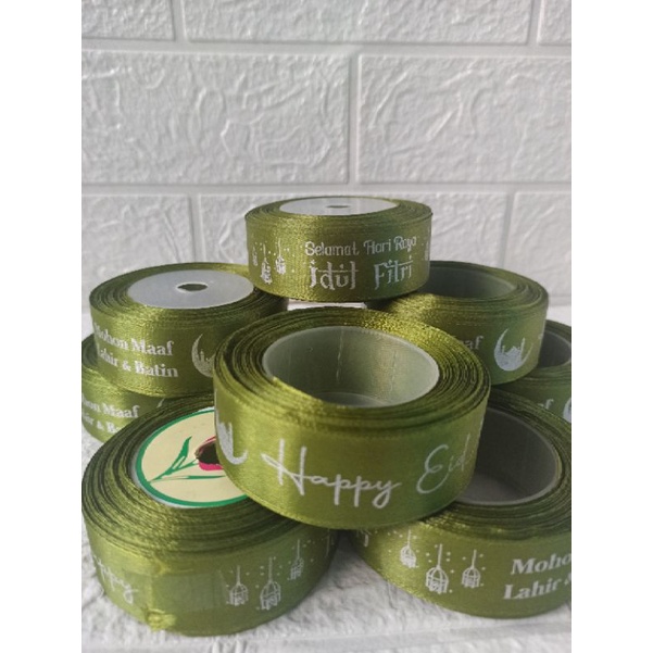 

pita satin lebaran UK 1" (2.5cm) harga perMeter
