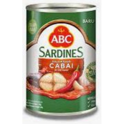 

ABC Sardines Extra Hot 155gr/Chili Sauce 155gr/Tomato 155gr