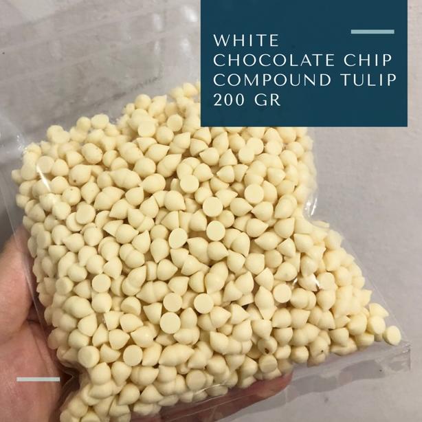 

Promo.. WHITE CHIP TULIP 200 gram / White Chocolate Chip / White Chocochip HNM