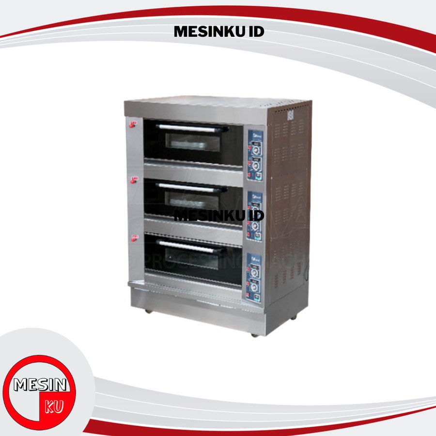 Gas Oven BOV-ARF60H(2D6T)/(3D6T) Fomac Oven Gas 2/3 Deck 6 Tray Fomac - BOV-ARF60H-2D6T