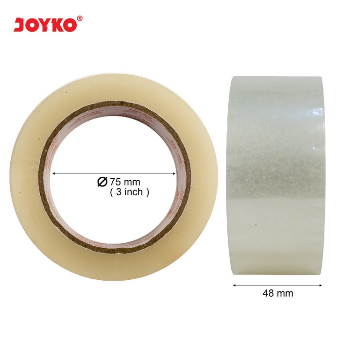 Lakban Bening Joyko OPP Tape OPP-1-100 48 mm x 100 m meter (109 yard)