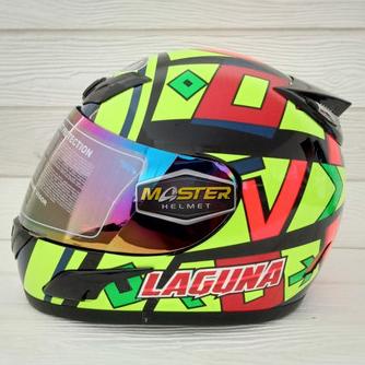 HELM FULL FACE MURAH JPN MOTIF LAGUNA HELM JPN MURAH SNI