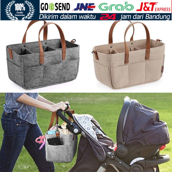 Diaper Bag Multipurpose Caddy Bag Bayi/ Tas Popok Bayi/Caddy Diaper Organizer Bag
