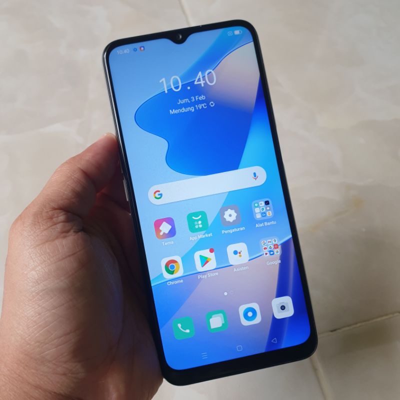 Oppo A16 3/32 normal siap pakai