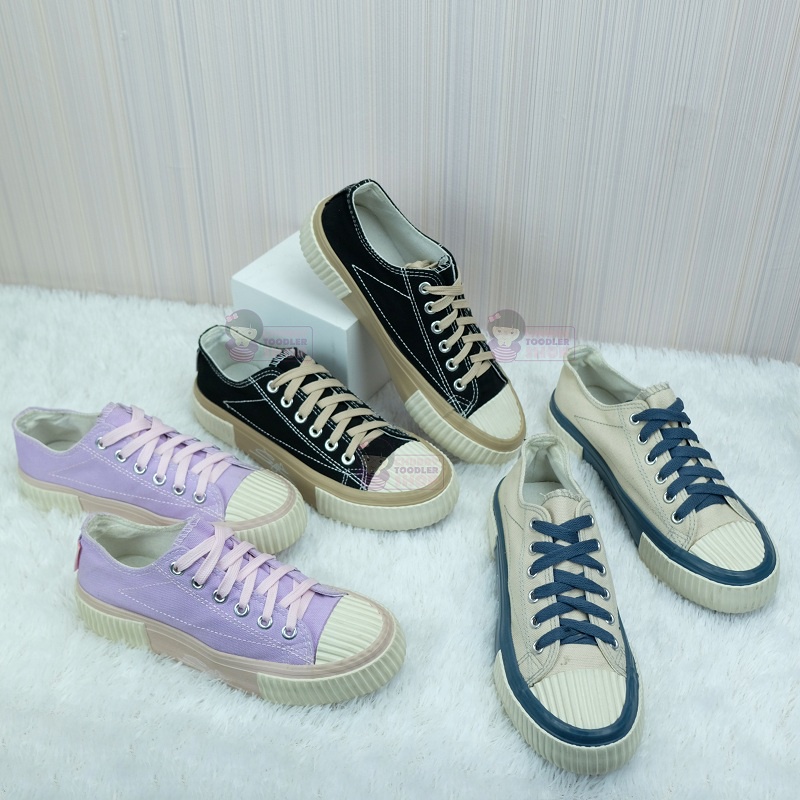 Chubby Glory SD2102 Sepatu Kets sport canvas dewasa wanita perempuan Sepatu Import Korea kekinian