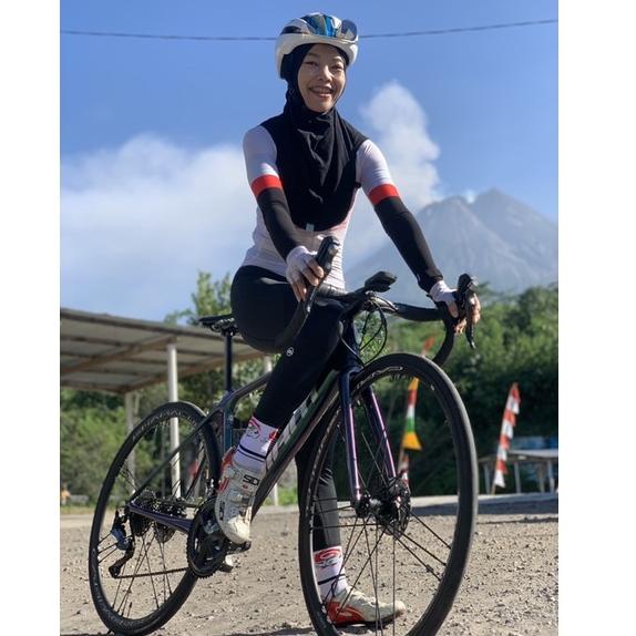 Murah Meriah jilbab sepeda, jilbab gowes, jilbab cyling, jilbab olahraga, mazaya Sportivo