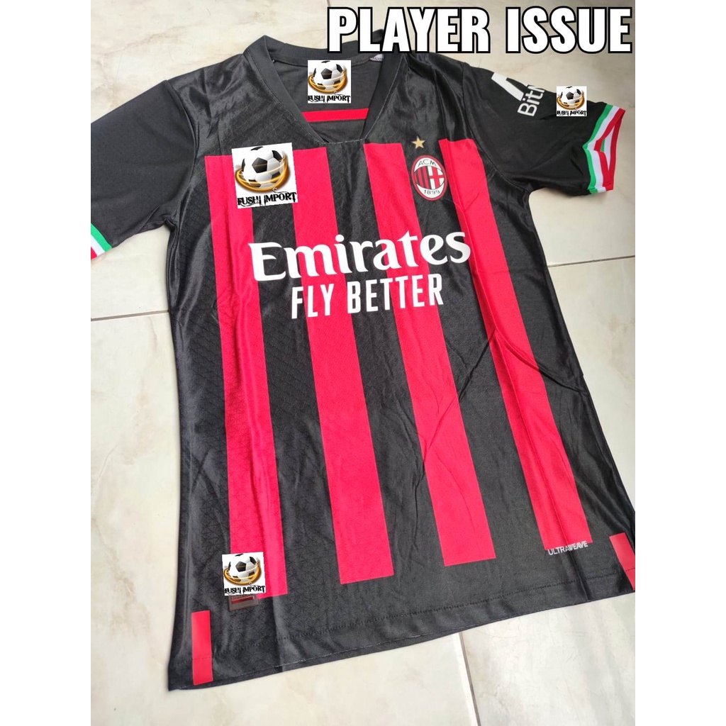 Player Issue | Jersey Baju Bola Milan Home 2022 2023 Dry Cell ULTRAWEAVE